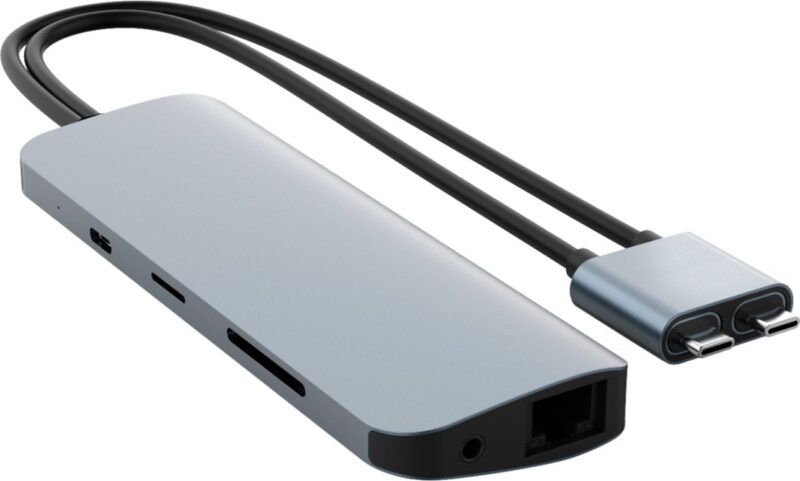 Hyper - Viper 10-Port USB-C Hub Dock for Apple MacBook Pro & MacBook Air HD392-GRAY - Image 2