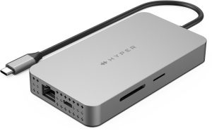 HyperDrive Dual 4K HDMI 10-in-1 USB-C Hub For M1/M2 MacBooks HDM1H