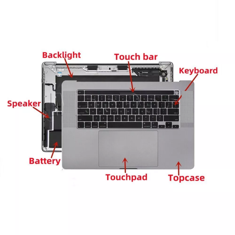 Complete Top Case (w/ Battery)