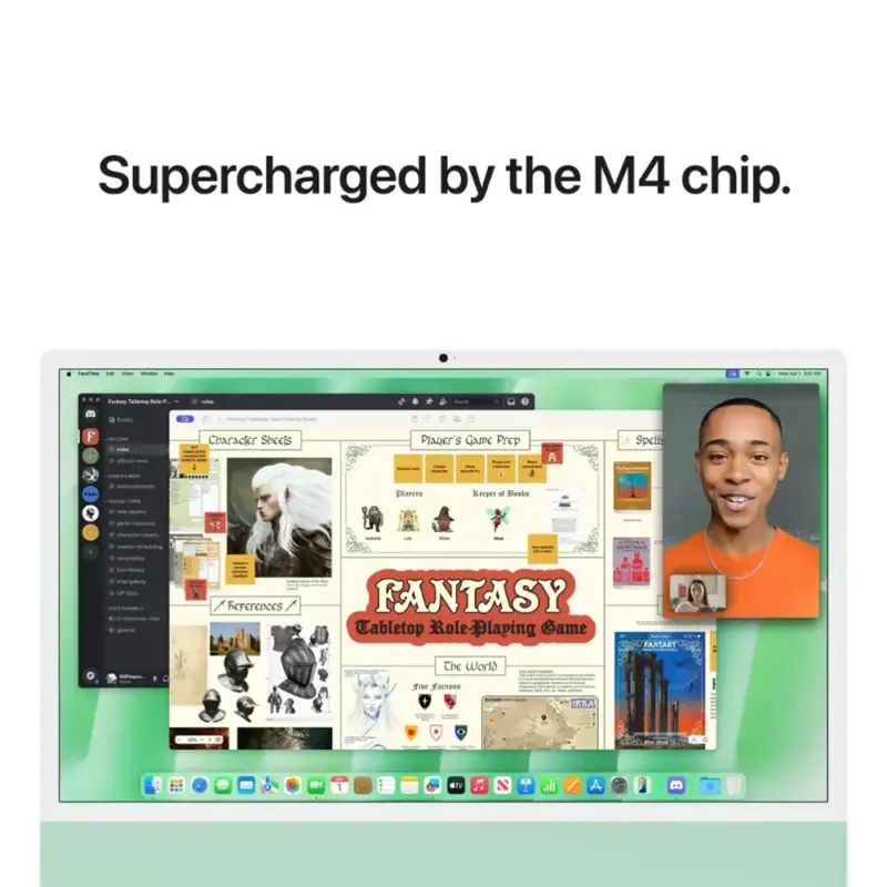 24-inch iMac M4 4.5K 10-Core CPU 10-Core GPU 16GB 512GB MWV03LL/A - Image 6