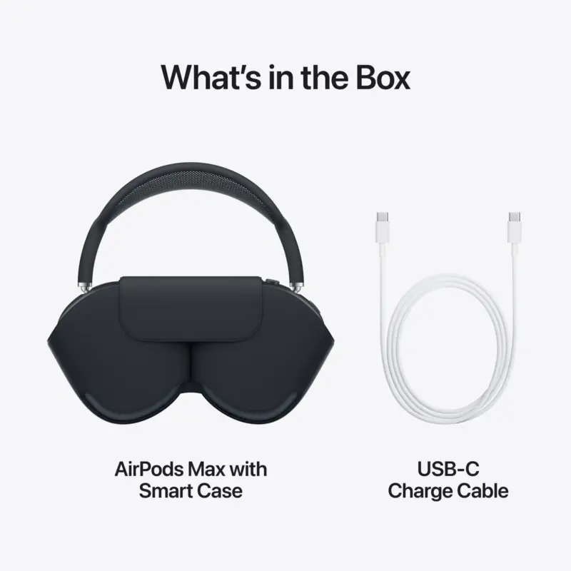 Apple - AirPods Max (USB-C) - Midnight MWW43AM/A - Image 4