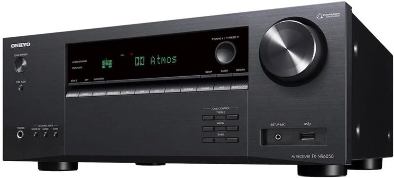 Onkyo TX-NR6050 7.2-Channel Network Home Theater Smart AV Receiver 8K/60, 4K/120Hz - Image 3