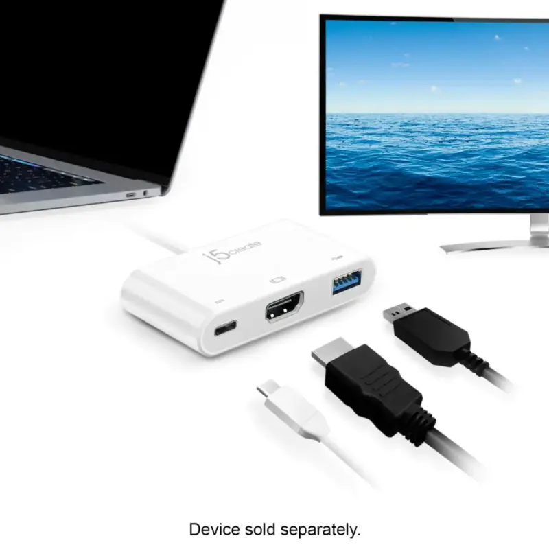 j5create - USB-C to HDMI & USB 3.0 with Power Delivery JCA379 - Image 2