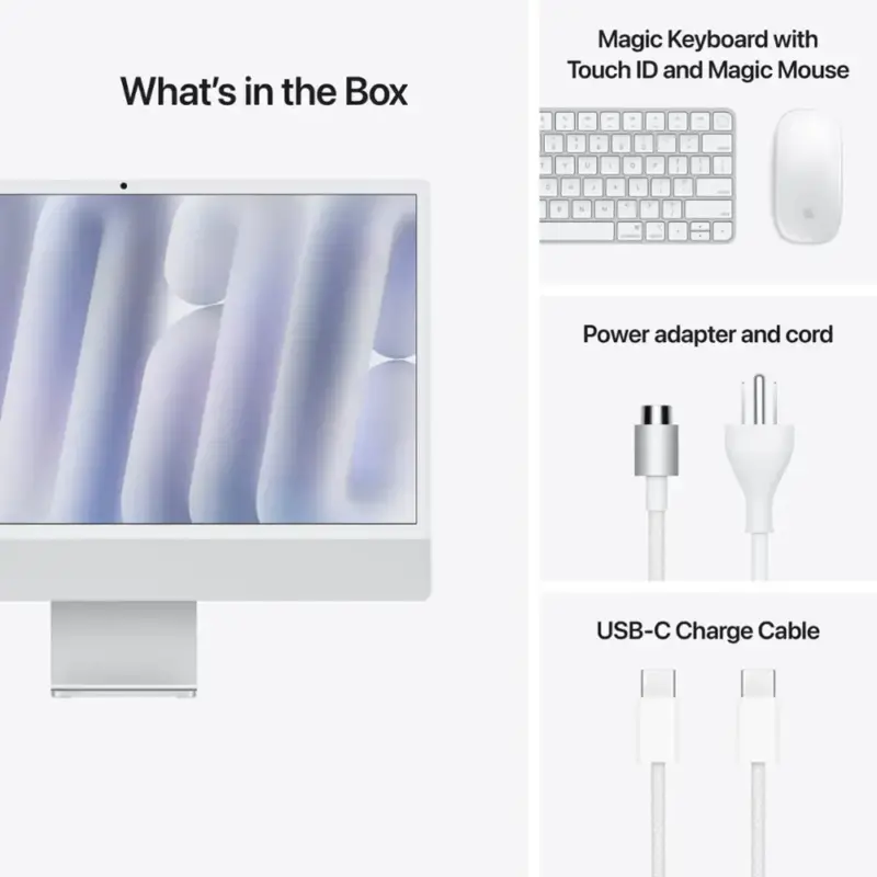 24-inch iMac M4 4.5K 8-Core CPU 8-Core GPU 16GB 256GB MWUC3LL/A - Image 2