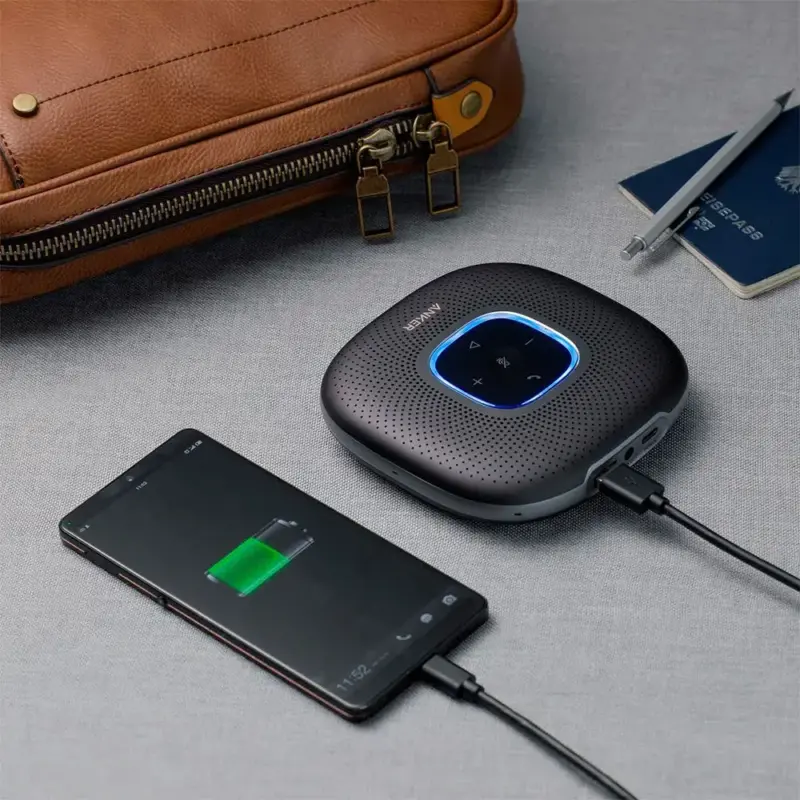 Anker - PowerConf Bluetooth Speakerphone Conference Speaker - A3301Z11 - Image 4