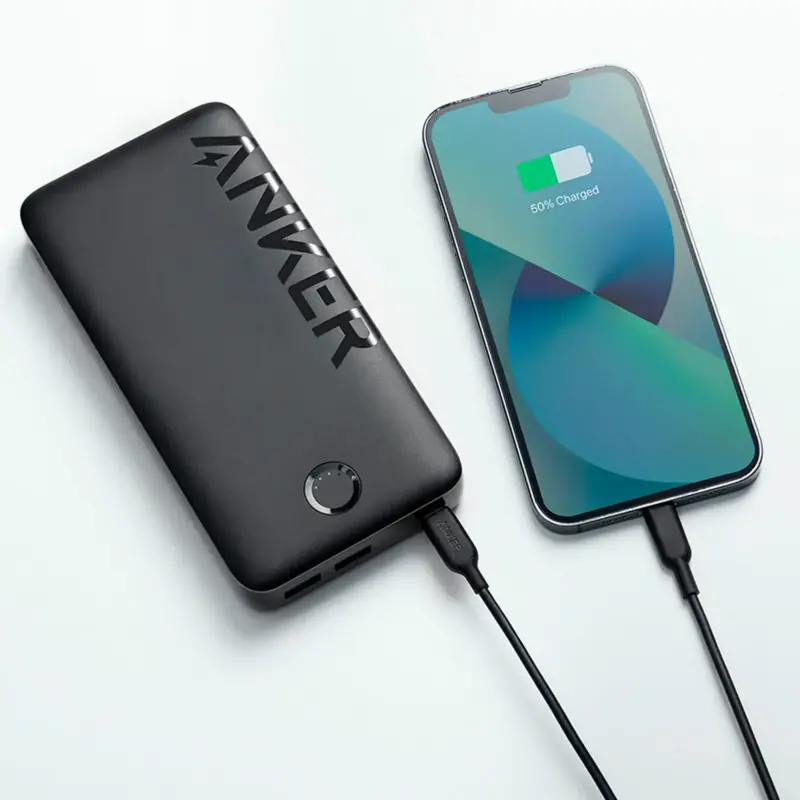 Anker - Power Bank (20000mAh, 20W, 1-Port) - Black A1288H11-1 - Image 3