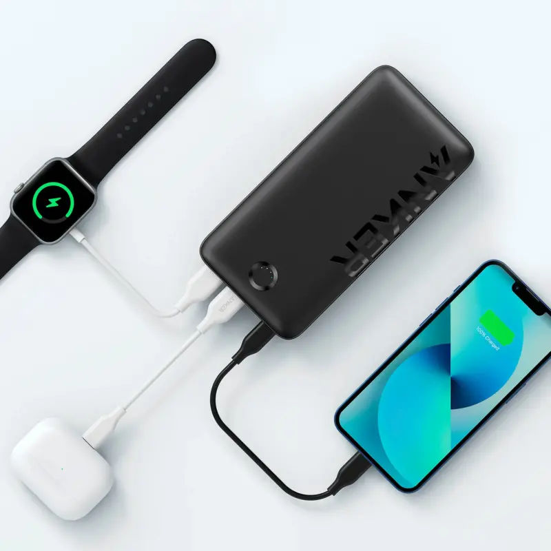 Anker - Power Bank (20000mAh, 20W, 1-Port) - Black A1288H11-1 - Image 4