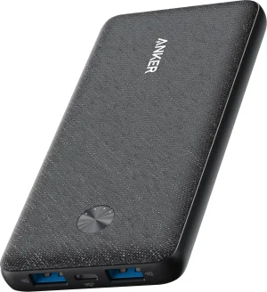 Anker - Power Bank(10000mAh, 20W, 3-Port) - Black A1248H11-1