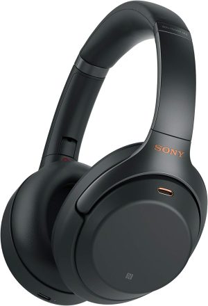 Sony - Wireless Noise-Canceling Stereo Headphones - Black WH1000XM3
