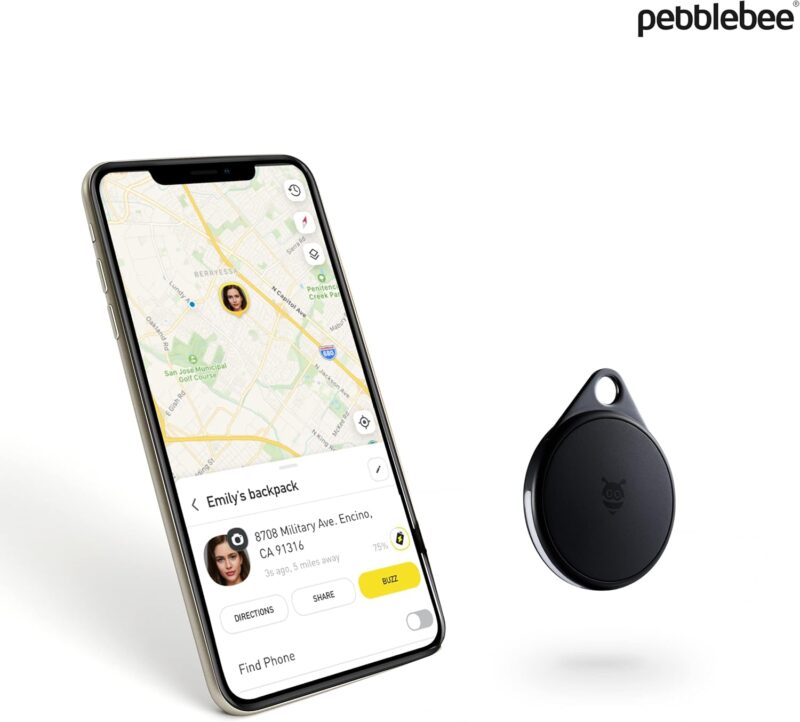 Pebblebee - Rechargeable Item Trackers (1 Card & 2 Clip) PB-6533-S - Image 7