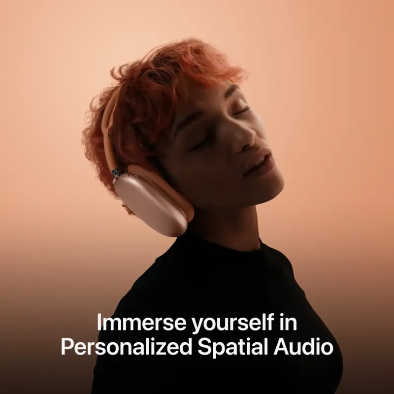 Apple - AirPods Max (USB-C) - Orange MWW73AM/A - Image 4