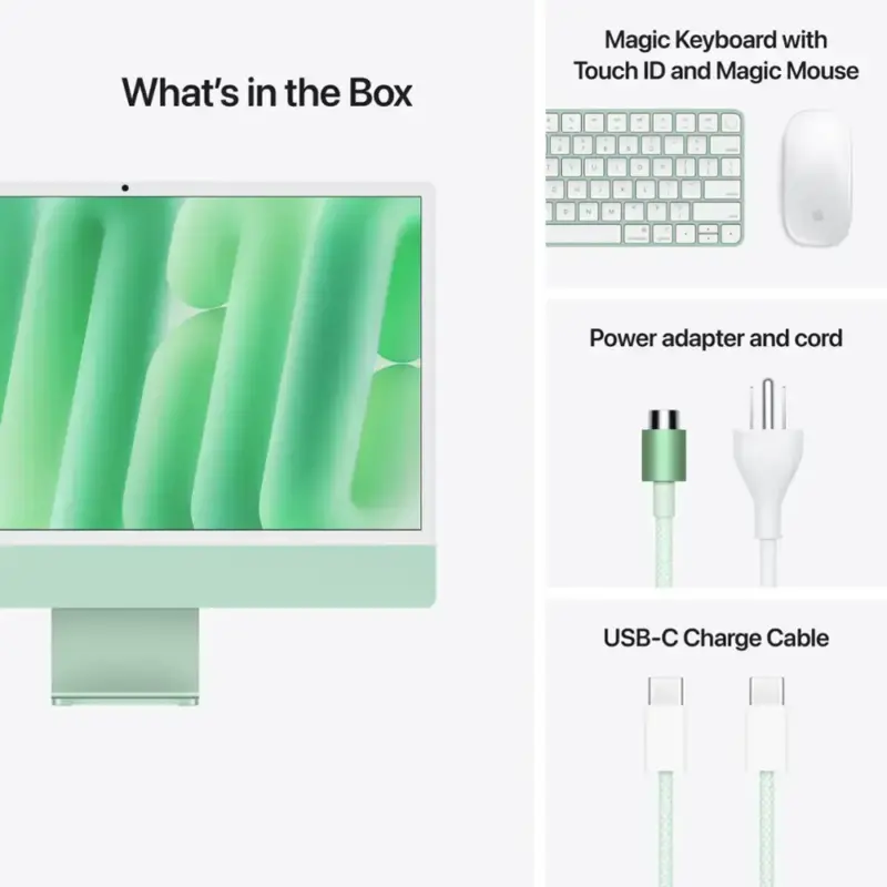 24-inch iMac M4 4.5K 10-Core CPU 10-Core GPU 16GB 512GB MWV03LL/A - Image 5