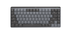 Logitech - MX Mechanical Mini Compact Wireless Mechanical Tactile Switch Keyboard w/ Backlit Keys - Graphite 920-010550