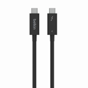 Belkin - 3.3' 8K Thunderbolt Cable w/ 40Gbps High Speed Data Transfer INZ003bt1MBK