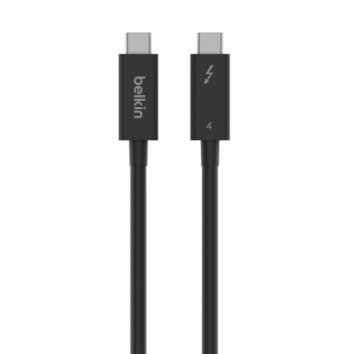 Belkin - 3.3' 8K Thunderbolt Cable w/ 40Gbps High Speed Data Transfer INZ003bt1MBK