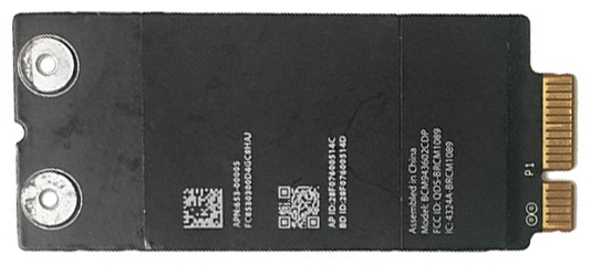 Wireless (Airport & Bluetooth) Card 661-02893, 653-00005, 653-00011