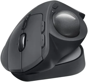 Logitech - MX ERGO Plus Wireless Trackball Mouse with Ergonomic design - Graphite 810-005557