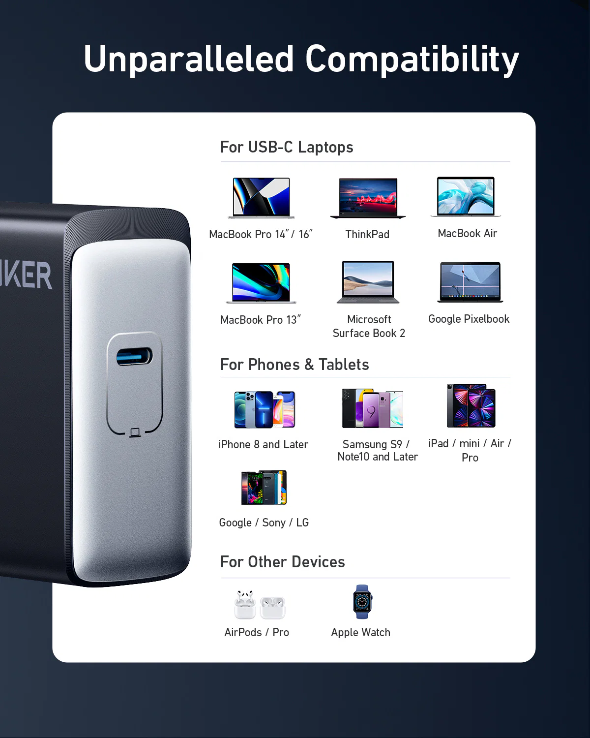 Anker - 717 GaNPrime 140W Charger A2341111 - Image 9