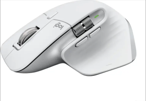 Logitech - MX Master 3S Wireless Laser Mouse with Ultrafast Scrolling - Pale Gray