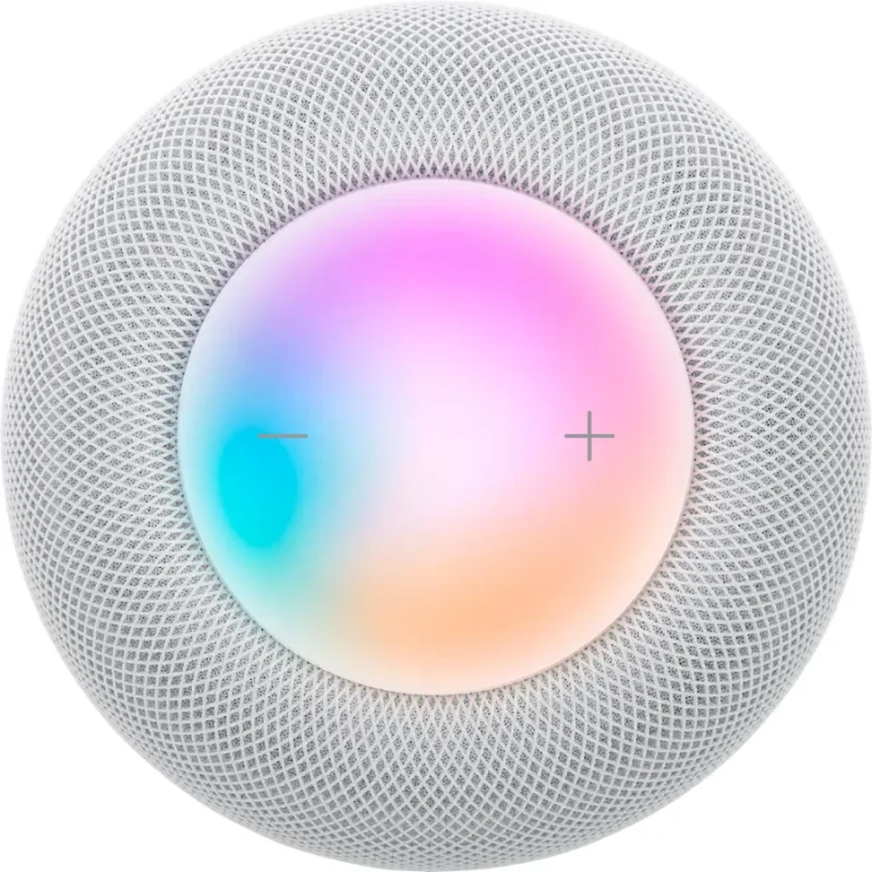 Apple – HomePod (2nd Generation) Smart Speaker with Siri – White MDEY4LL/A, MQJ83LL/A - Image 2