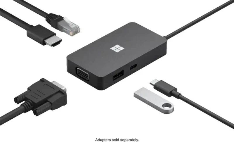 USB-C Travel Hub - Multiport Adapter with VGA, USB, Ethernet, HDMI Ports 1941 - Image 3