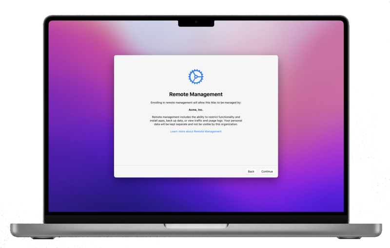 MDM Remote Management Removal