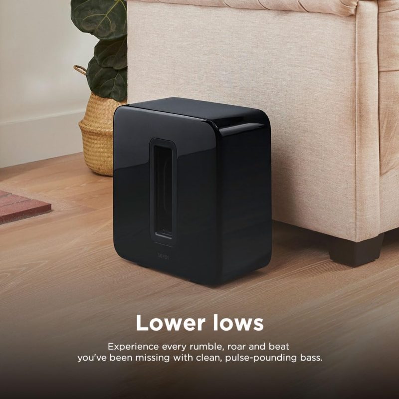Sonos Sub (Gen 3) Wireless Subwoofer SUBG3US1BKHB - Image 6