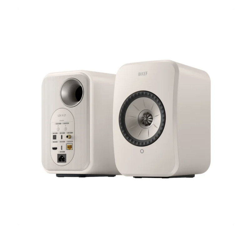 KEF LSX II LT Wireless Bookshelf Speaker Pair LSX2WH - Image 5
