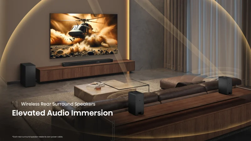 Hisense AX700 5.1.4 CH Dolby Atmos Soundbar with Wireless Subwoofer - Image 9