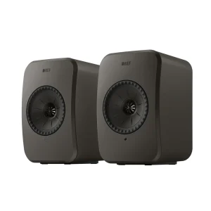 KEF LSX II LT Wireless Bookshelf Speaker Pair LSX2GG Graphite Grey