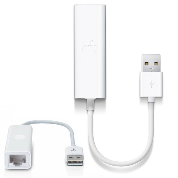 Apple - USB to Ethernet Adapter A1277 MC704ZM/A MC704LL/A