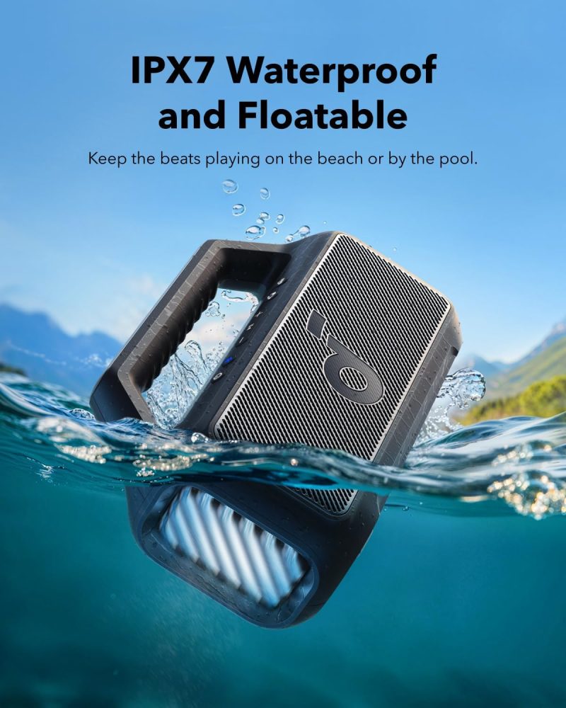 Soundcore Boom V2 By Anker Outdoor Bluetooth IPX7 Waterproof Floatable 80W Speaker A3138J11 - Image 4