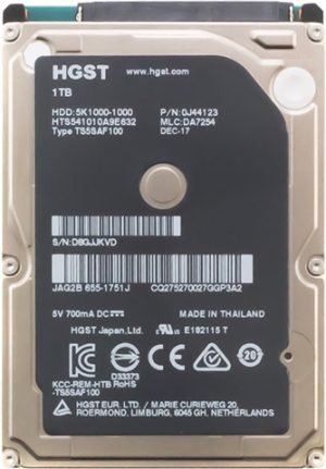 1TB Hard Drive SATA 2.5 5400RPM