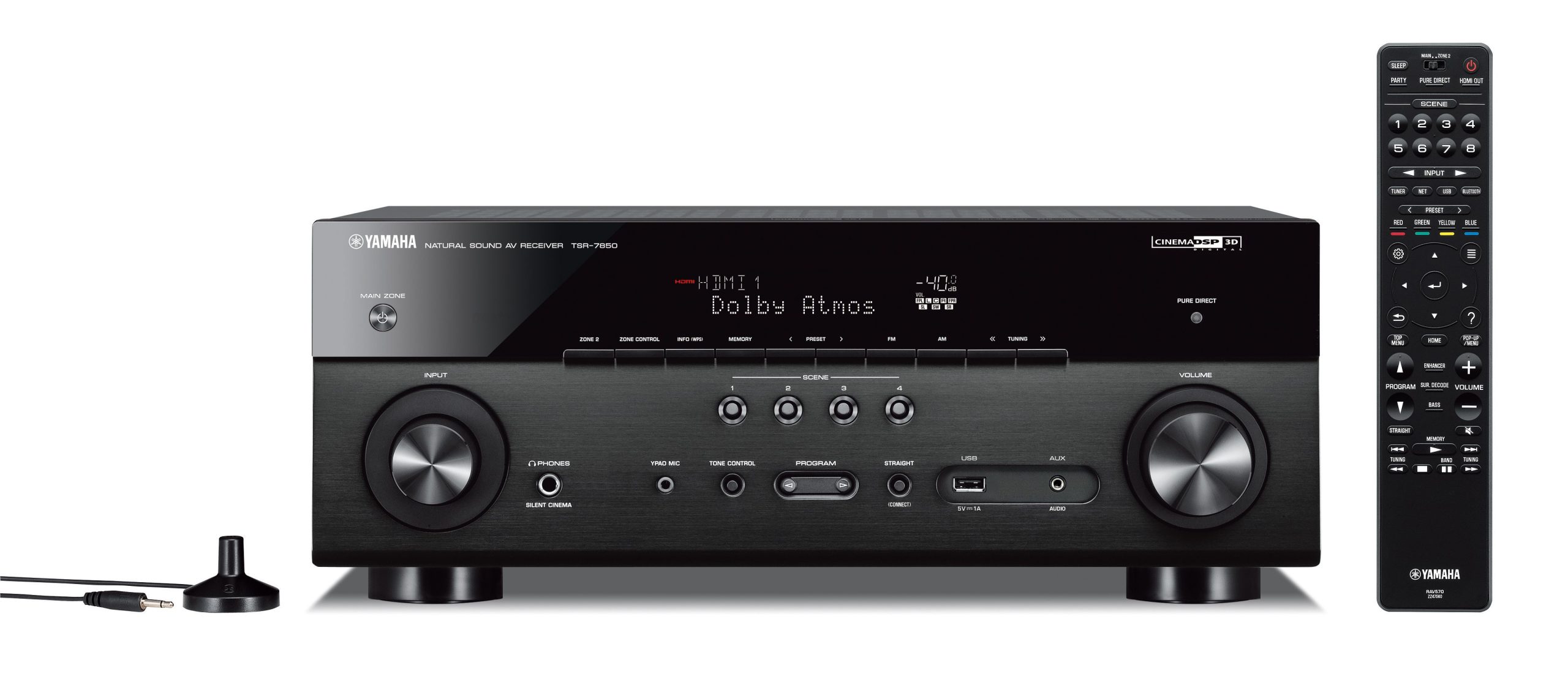 TSR-7850 7.2-Atmos DTS Channel AV Receiver with MusicCast
