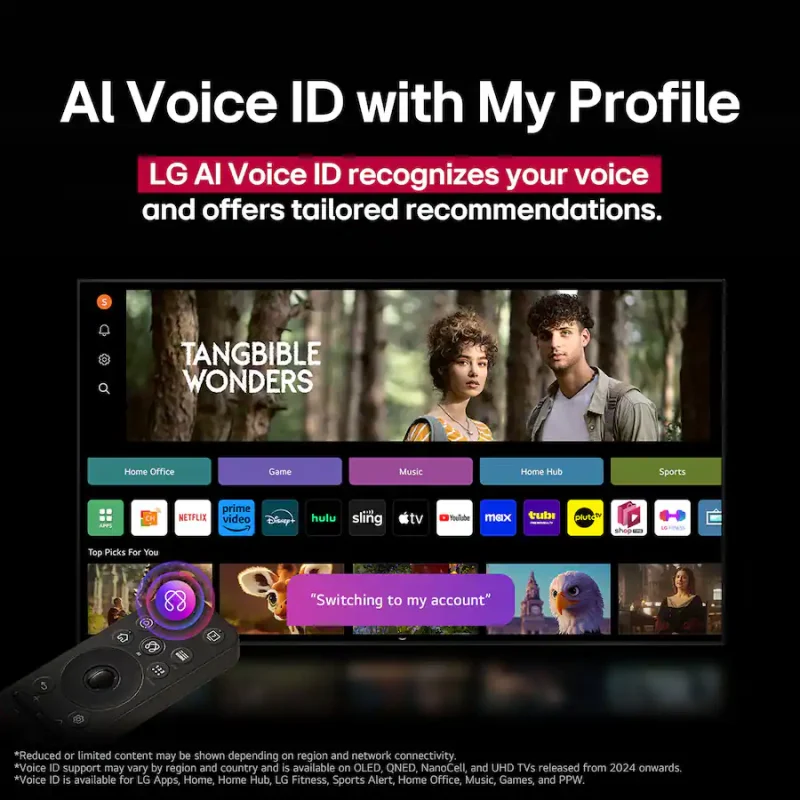 LG - 75" Class 85A Series QNED evo AI MiniLED 4K UHD Smart webOS 5QNED85AAA - Image 13