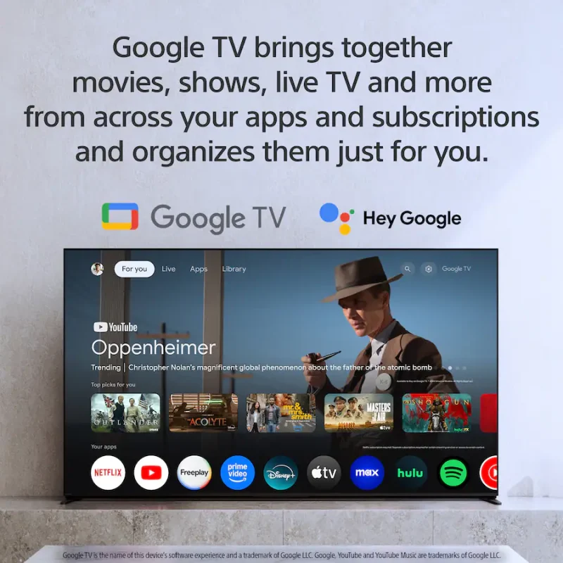 Sony - 65" Class BRAVIA 2 II LED 4K UHD Smart Google TV K65S20CM2B.U2 - Image 8