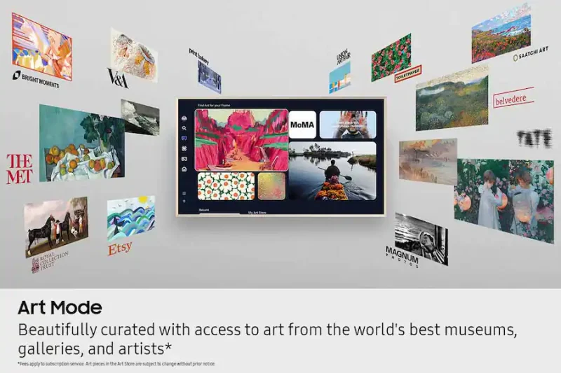 Samsung - 65” Class LS03FW The Frame Pro Series Neo QLED 4K UHD Art Mode Vision AI Smart TV QN65LS03FWDXZA - Image 8