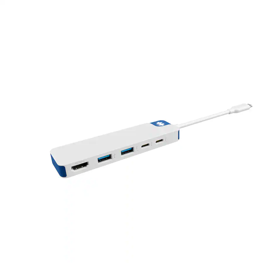 Hyper - HyperDrive Flex 5 Port USB-C Hub - Blue HD4101BUGL - Image 3