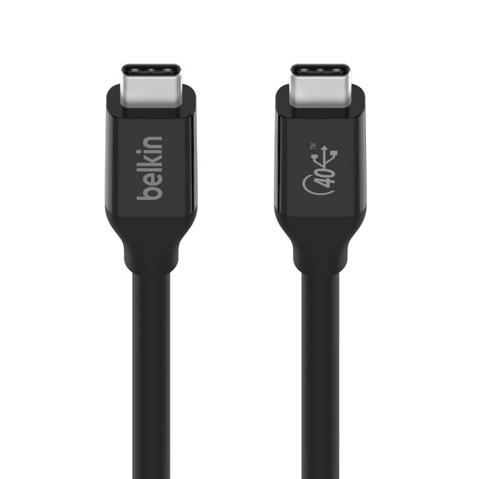 Belkin - USB4 Cable, 100W + 40Gbps INZ001bt0.8MBK - Image 3