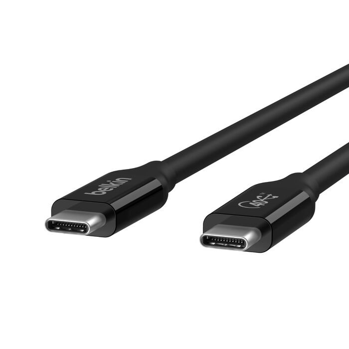 Belkin - USB4 Cable, 100W + 40Gbps INZ001bt0.8MBK - Image 2