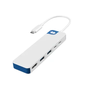 Hyper - HyperDrive Flex 5 Port USB-C Hub - Blue HD4101BUGL
