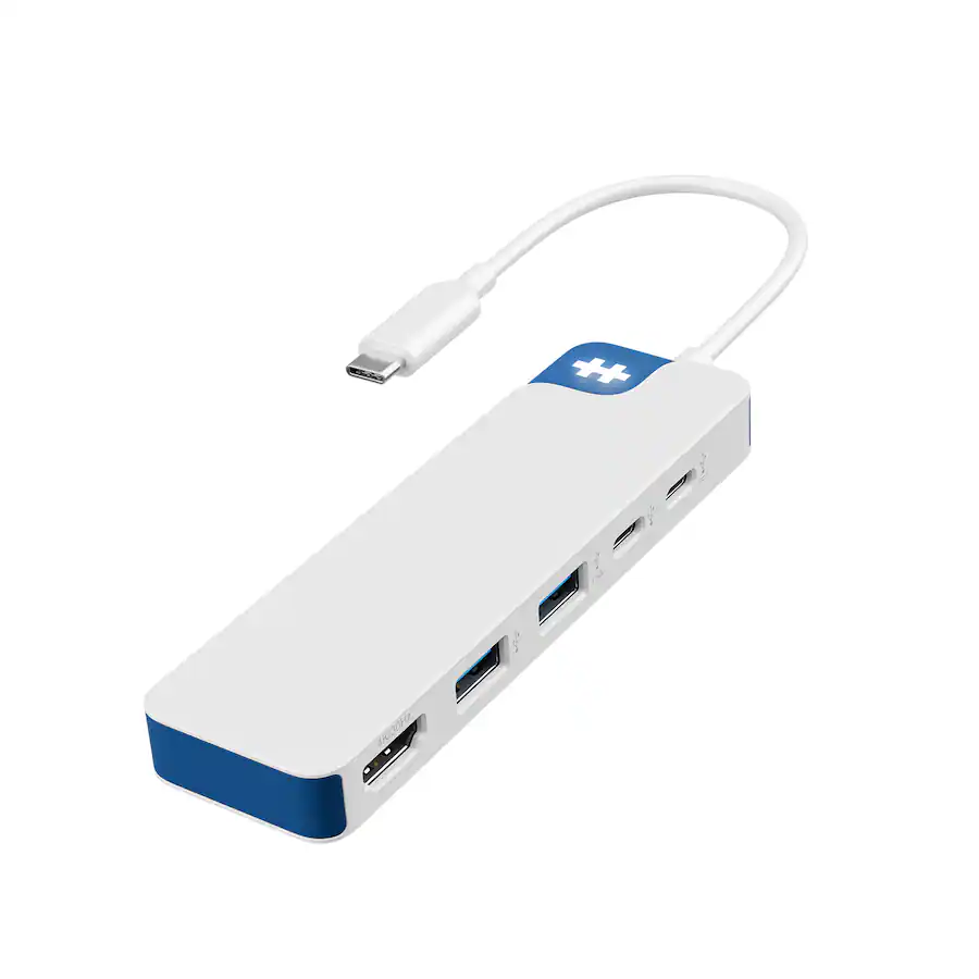 Hyper - HyperDrive Flex 5 Port USB-C Hub - Blue HD4101BUGL