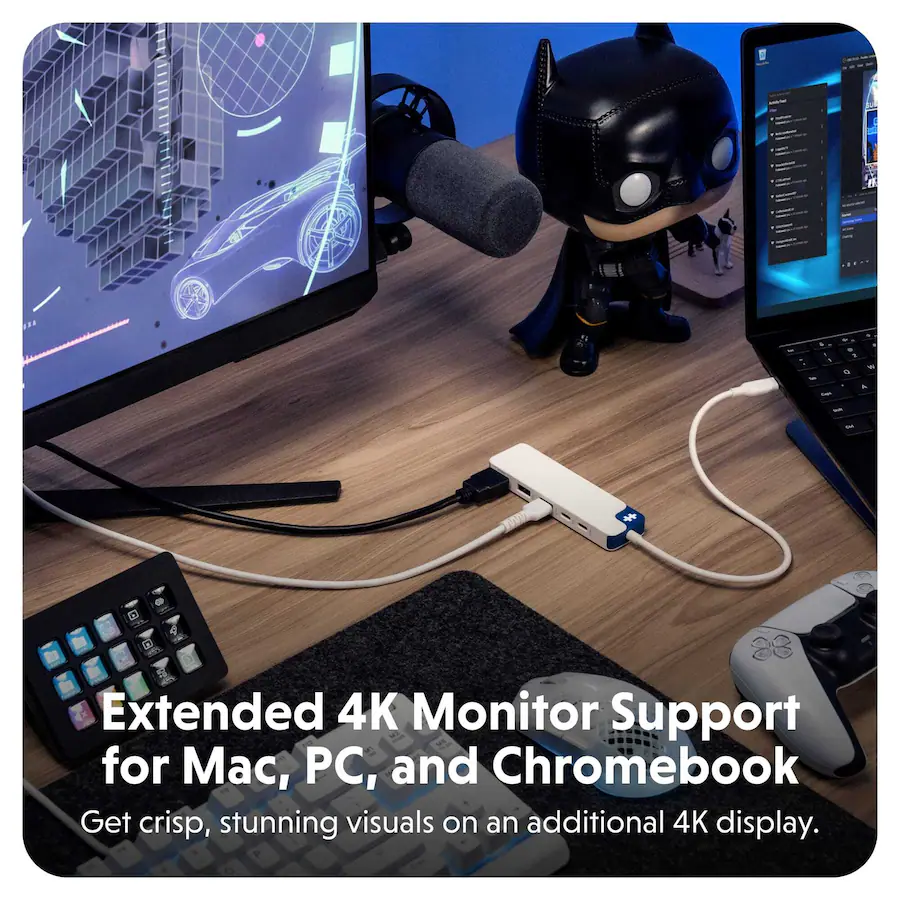 Hyper - HyperDrive Flex 5 Port USB-C Hub - Blue HD4101BUGL - Image 11