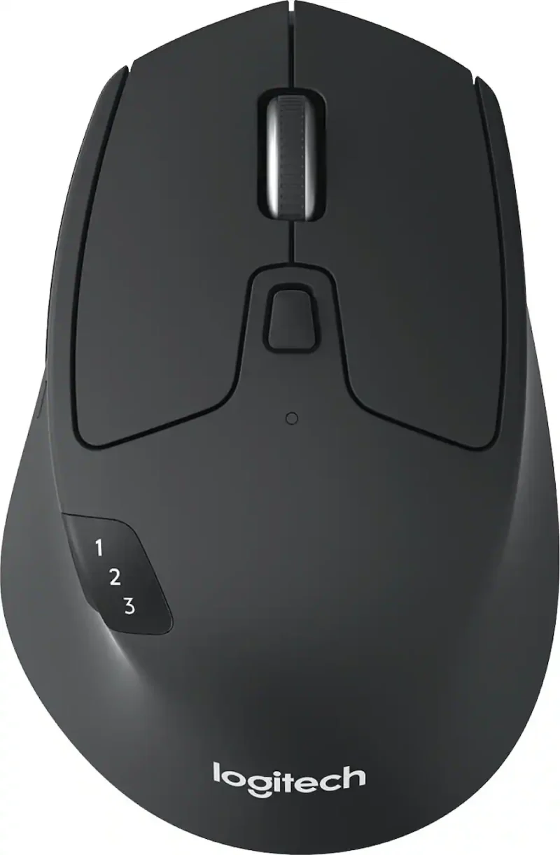 Logitech - M720 Triathlon Wireless Optical Mouse - Wireless - Black 910-004790