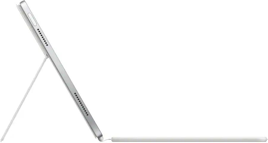 Apple - Magic Keyboard Folio for iPad (A16) - White MQDP3LL/A - Image 2