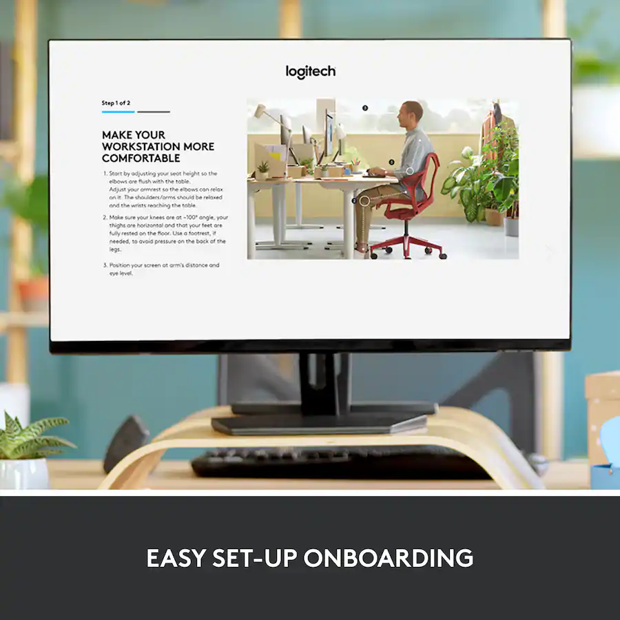 Logitech - ERGO K860 Ergonomic Full-size Wireless Scissor Keyboard for Windows and Mac with Palm Rest 920-009166 - Image 10