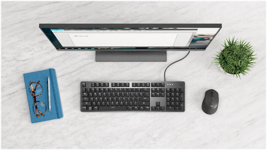 Logitech - K845 Full-size Wired Mechanical Linear Keyboard - Graphite 920-009859 - Image 10