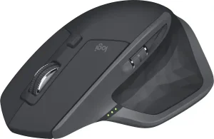 Logitech - MX Master 2S Bluetooth Wireless Laser Mouse with Hyper-Fast Scrolling - Wireless - Graphite 910-005965