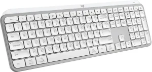 Logitech - MX Keys S Universal Full-size Wireless Scissor Keyboard for PC & Mac with Backlit keys - Pale Gray 920-011559