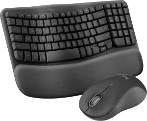 Logitech - Wave Keys MK670 Combo Ergonomic Wireless Membrane Keyboard & Mouse Bundle 920-012059